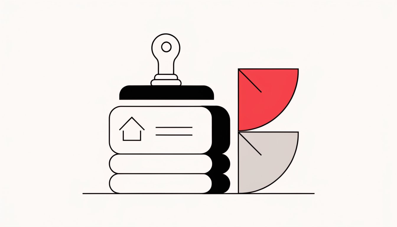 Illustration of a property transfer document with a speculation tax calculation