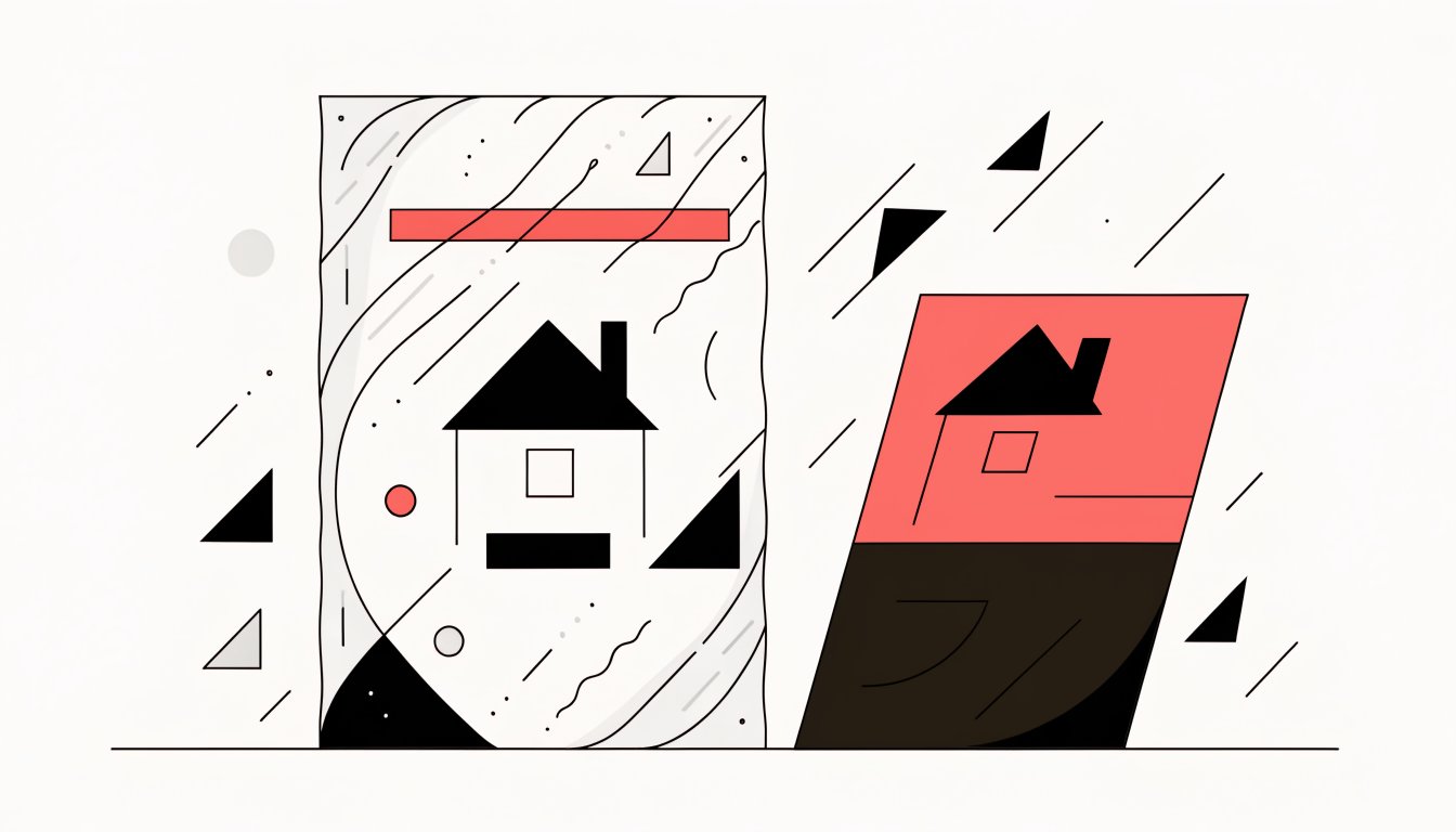 Illustration of a property assessment notice beside a tax bill showing separate municipal and education portions