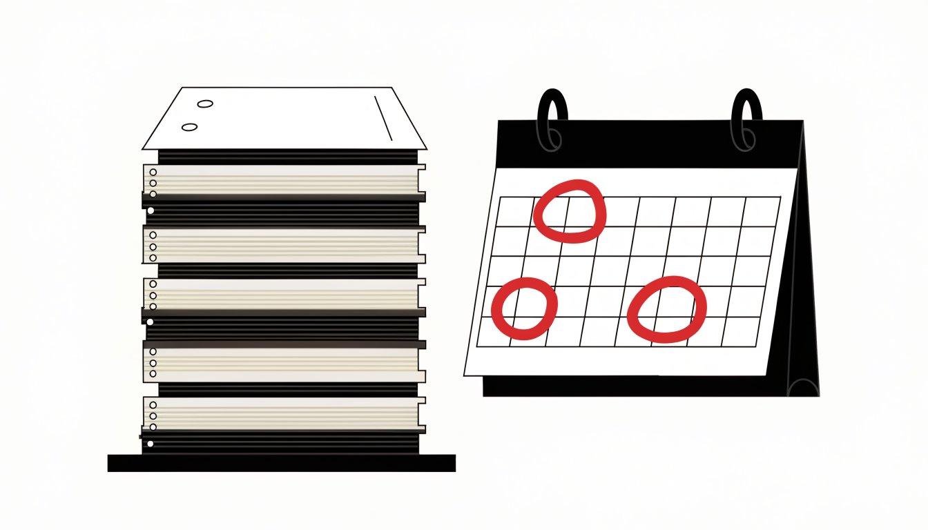 Illustration of Ontario legislation and a calendar marking staged in-force dates for tenancy law changes