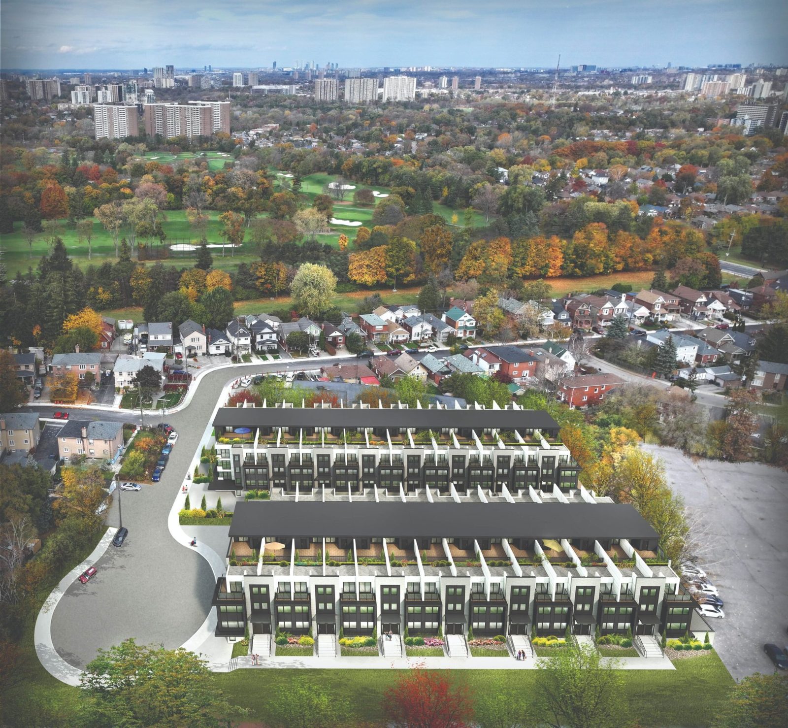 The Towns of Lambton Mills — Lambton Mills, Toronto