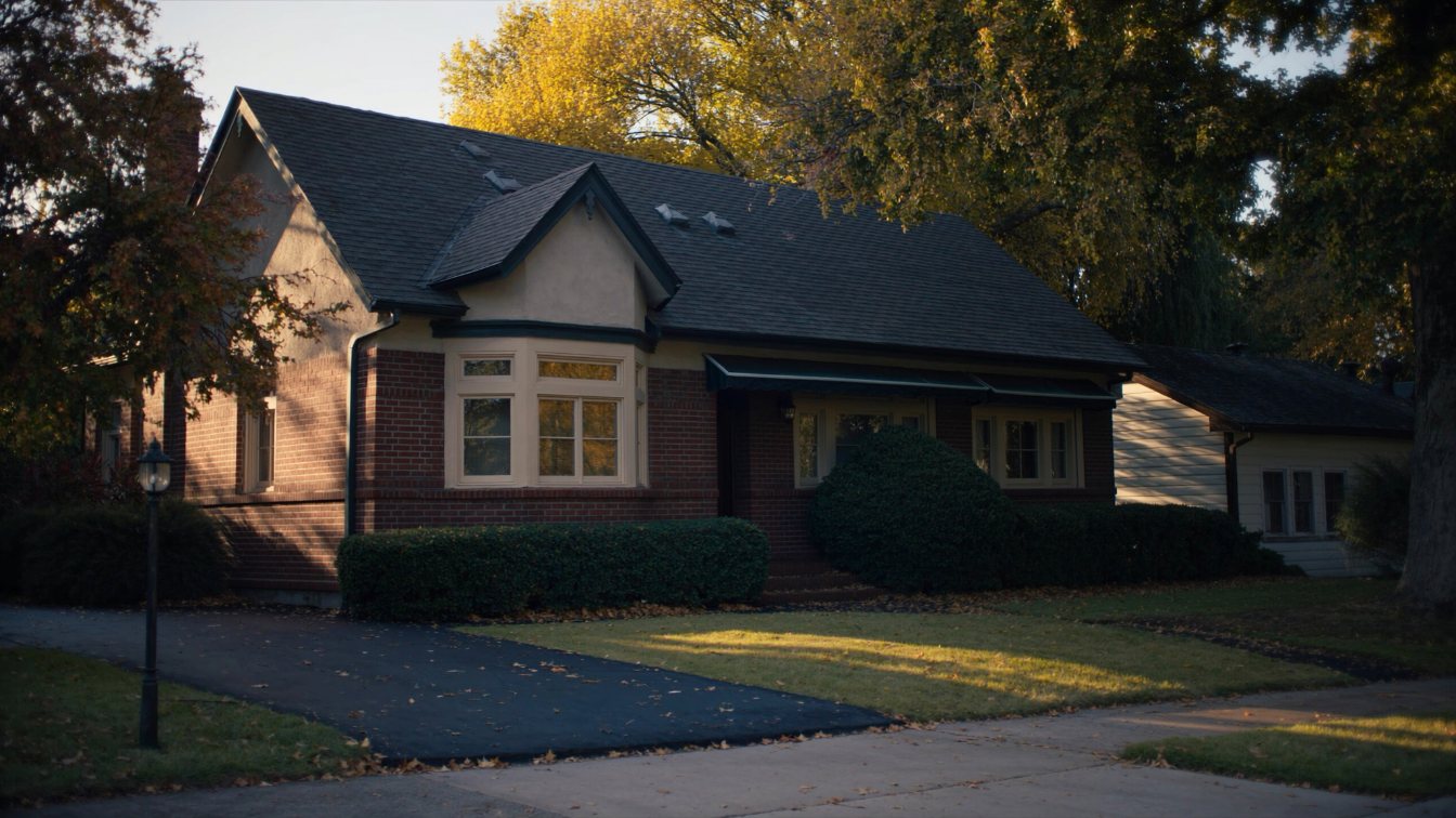 Single-storey brick bungalow with a front garden and a low front step on a quiet GTA street in autumn (illustrative)