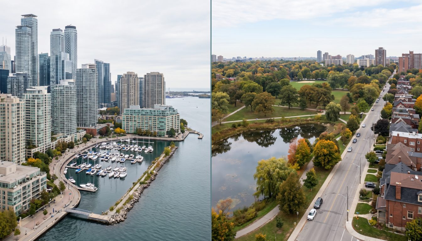 Black oak savannah in High Park-Swansea and the landfill peninsula trails of Humber Bay Park in Humber Bay Shores