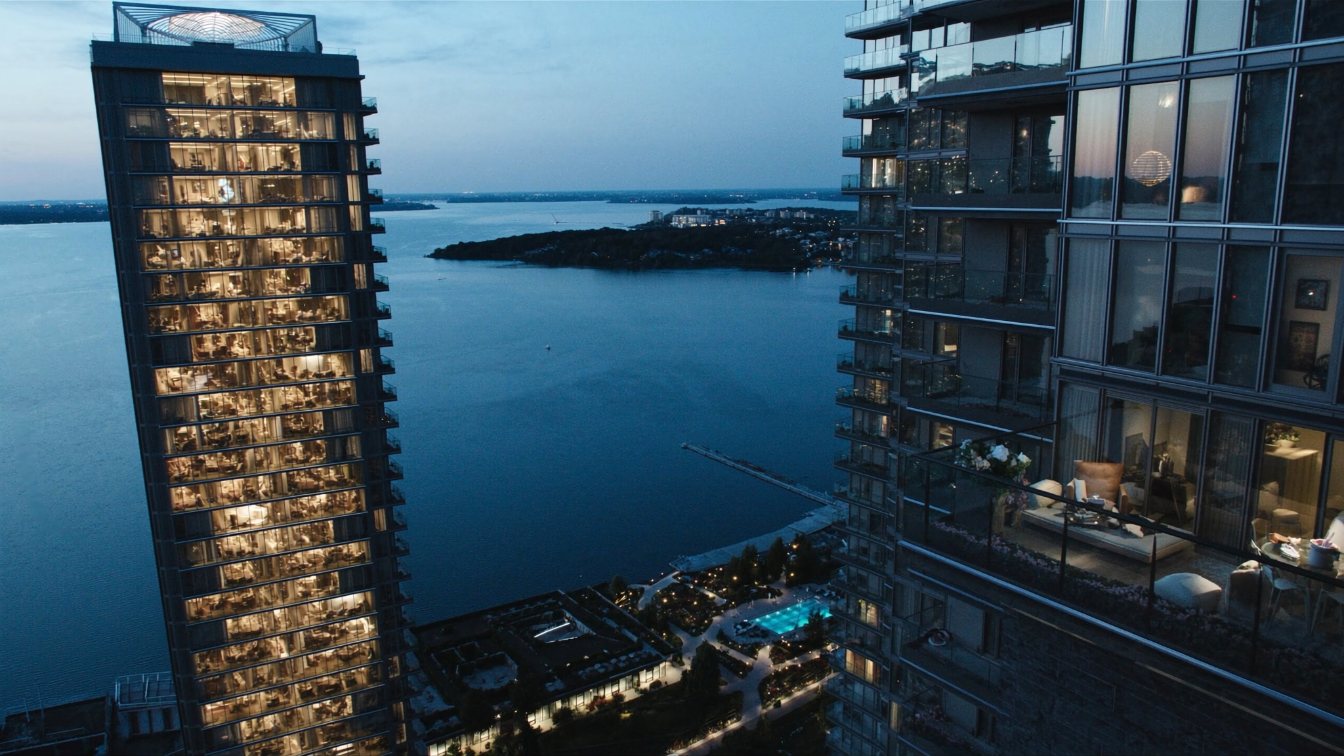Living in Nevis Condos: Humber Bay Shores, Etobicoke (illustrative)