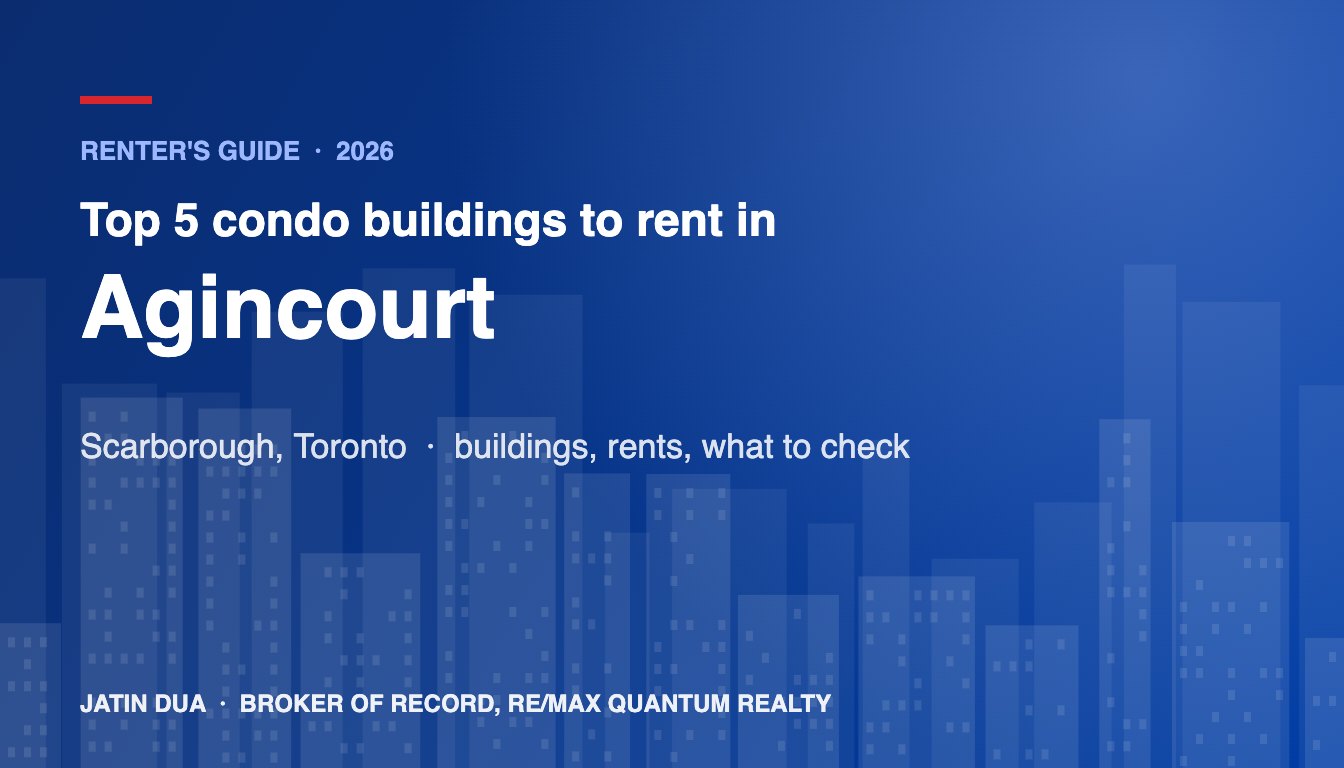 Top 5 Condo Buildings to Rent in Agincourt, Scarborough, Toronto (2026)