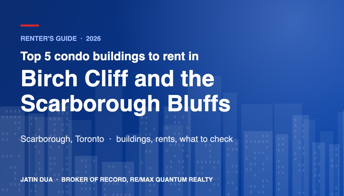 Top 5 Condo Buildings to Rent in Birch Cliff and the Scarborough Bluffs, Scarborough, Toronto (2026)