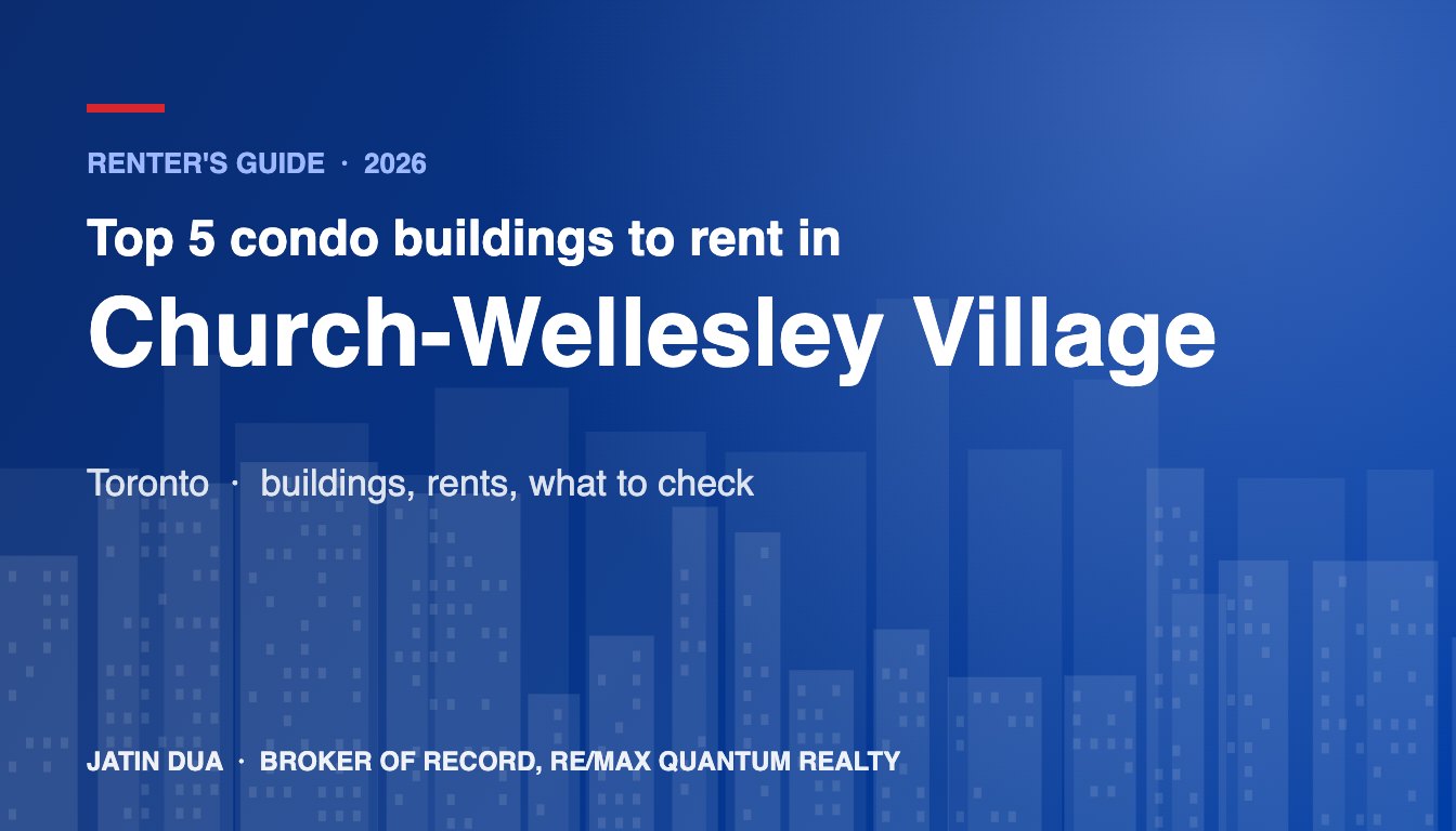 Top 5 Condo Buildings to Rent in Church-Wellesley Village, Toronto (2026)