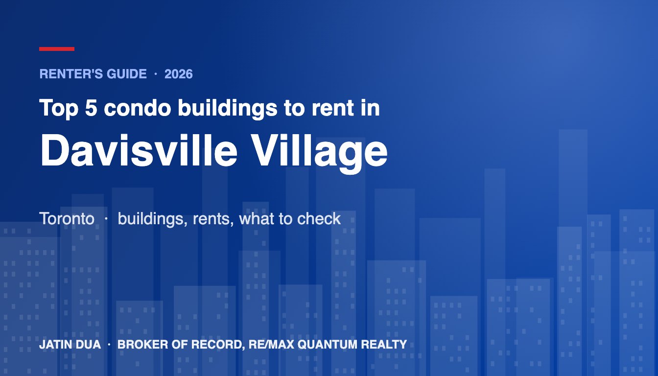 Top 5 Condo Buildings to Rent in Davisville Village, Toronto (2026)