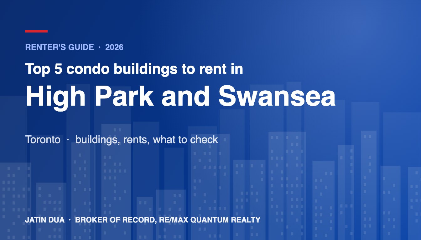 Top 5 Condo Buildings to Rent in High Park and Swansea, Toronto (2026)