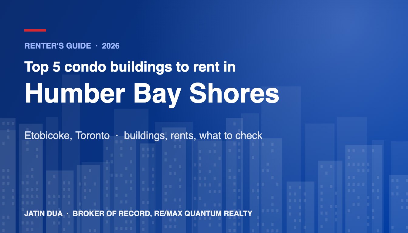 Top 5 Condo Buildings to Rent in Humber Bay Shores, Etobicoke, Toronto (2026)