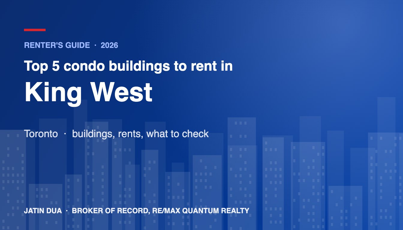 Top 5 Condo Buildings to Rent in King West, Toronto (2026)