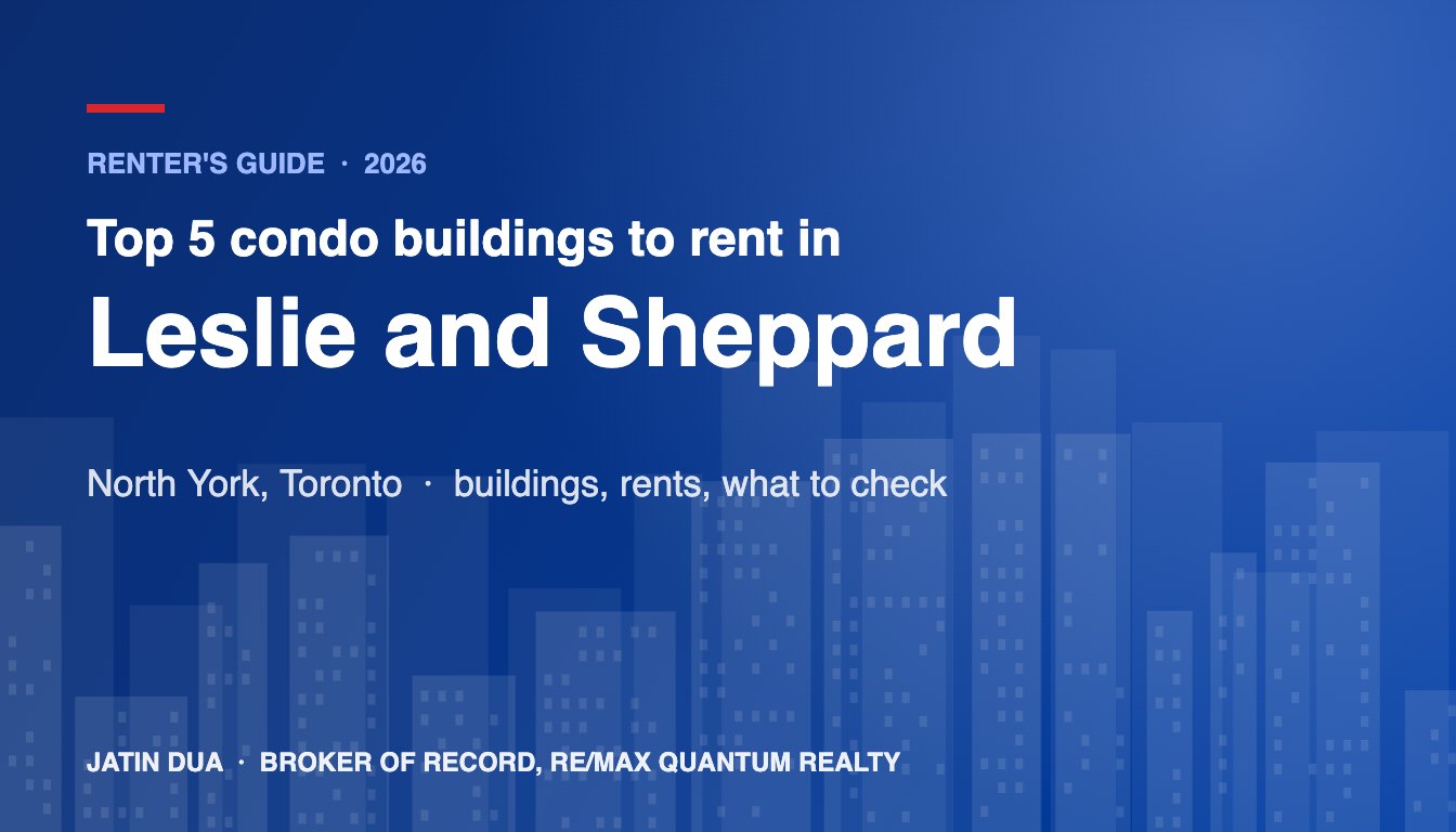 Top 5 Condo Buildings to Rent in Leslie and Sheppard, North York, Toronto (2026)
