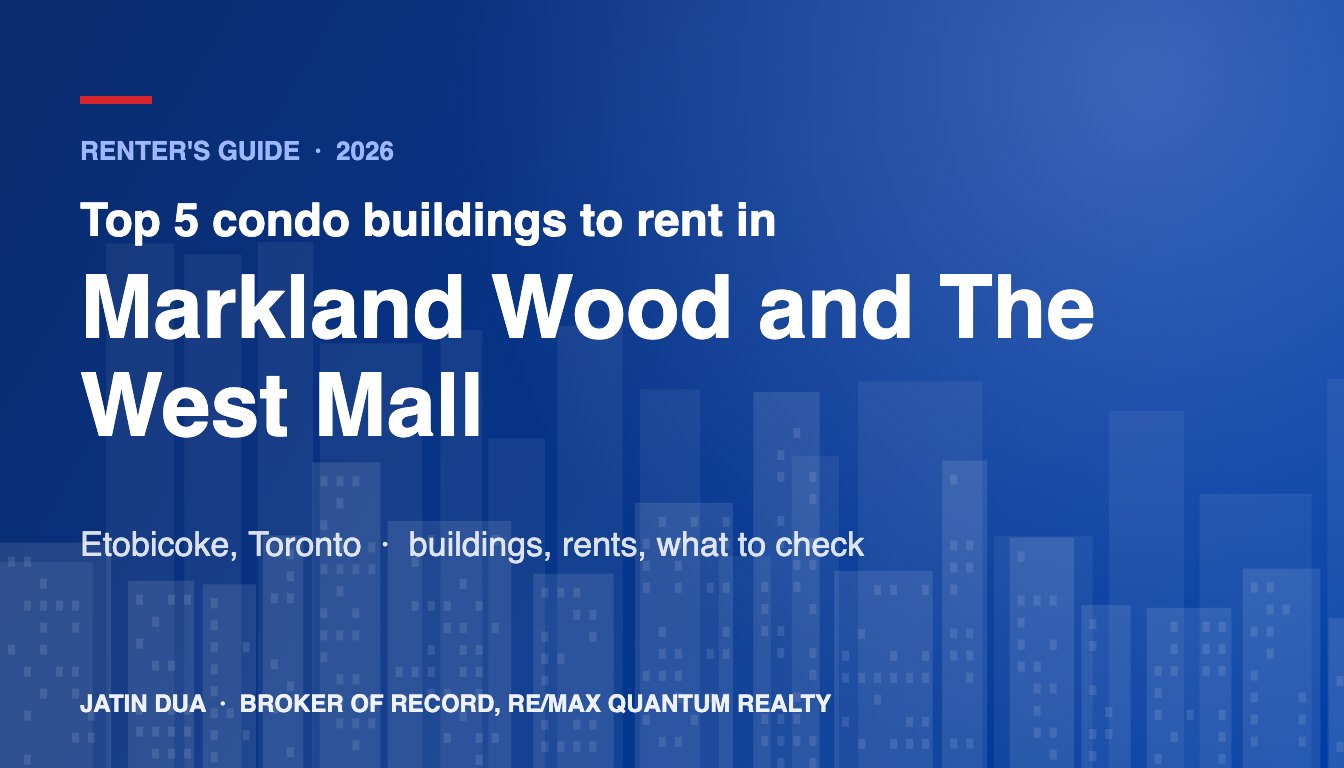 Top 5 Condo Buildings to Rent in Markland Wood and The West Mall, Etobicoke, Toronto (2026)