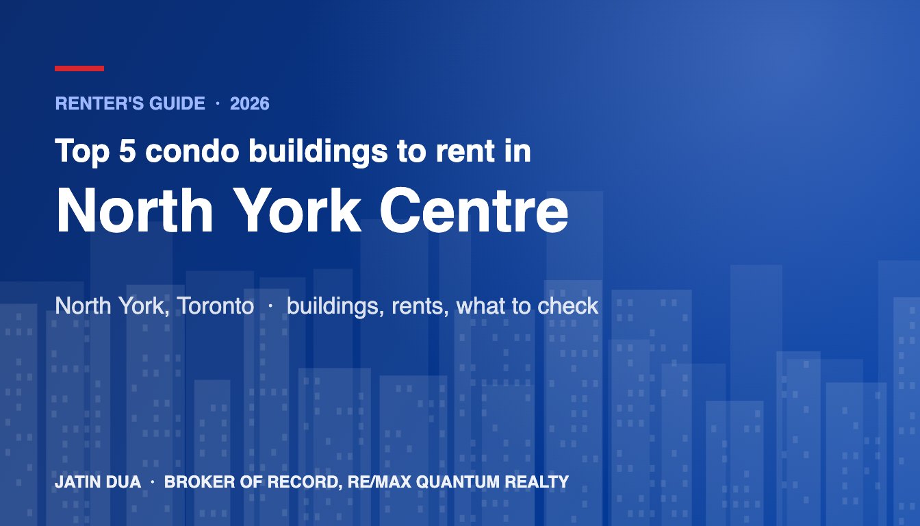 Top 5 Condo Buildings to Rent in North York Centre, North York, Toronto (2026)