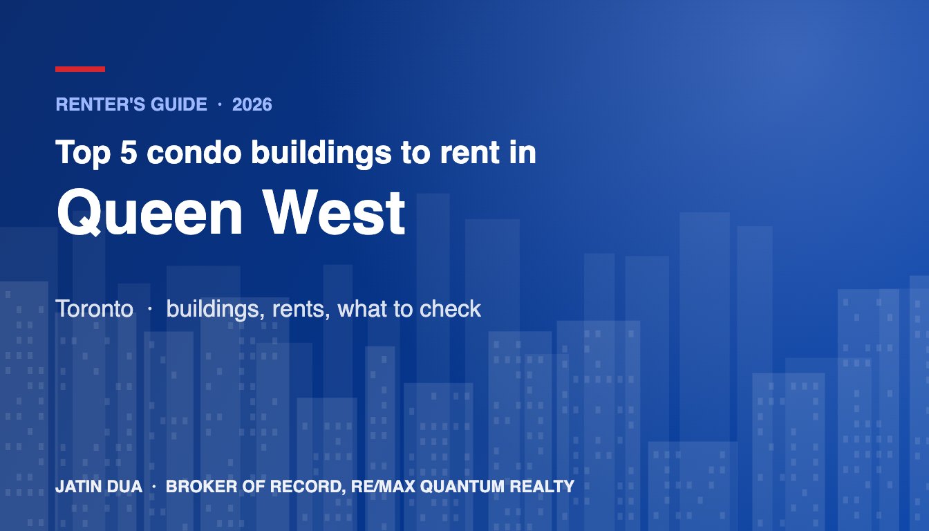 Top 5 Condo Buildings to Rent in Queen West, Toronto (2026)