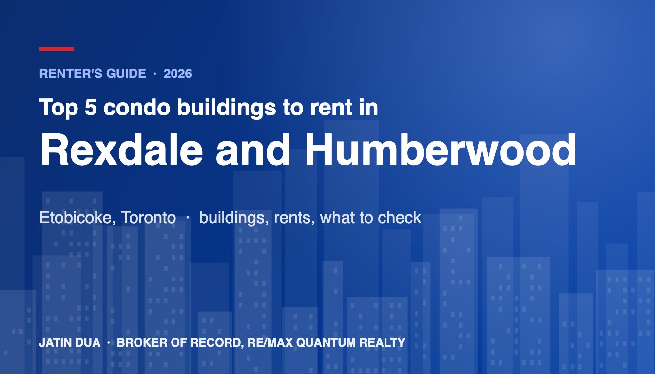 Top 5 Condo Buildings to Rent in Rexdale and Humberwood, Etobicoke, Toronto (2026)