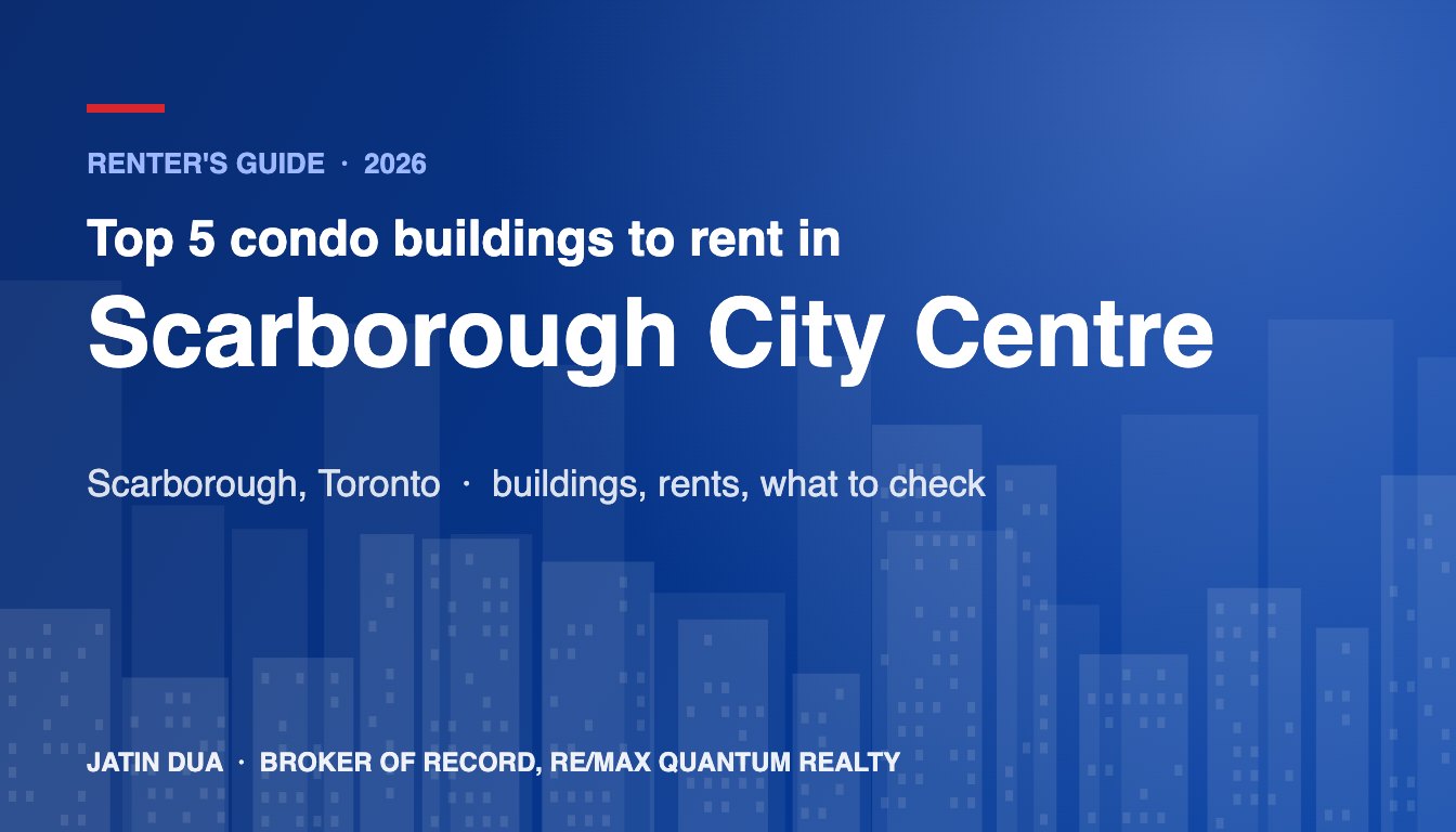 Top 5 Condo Buildings to Rent in Scarborough City Centre, Scarborough, Toronto (2026)