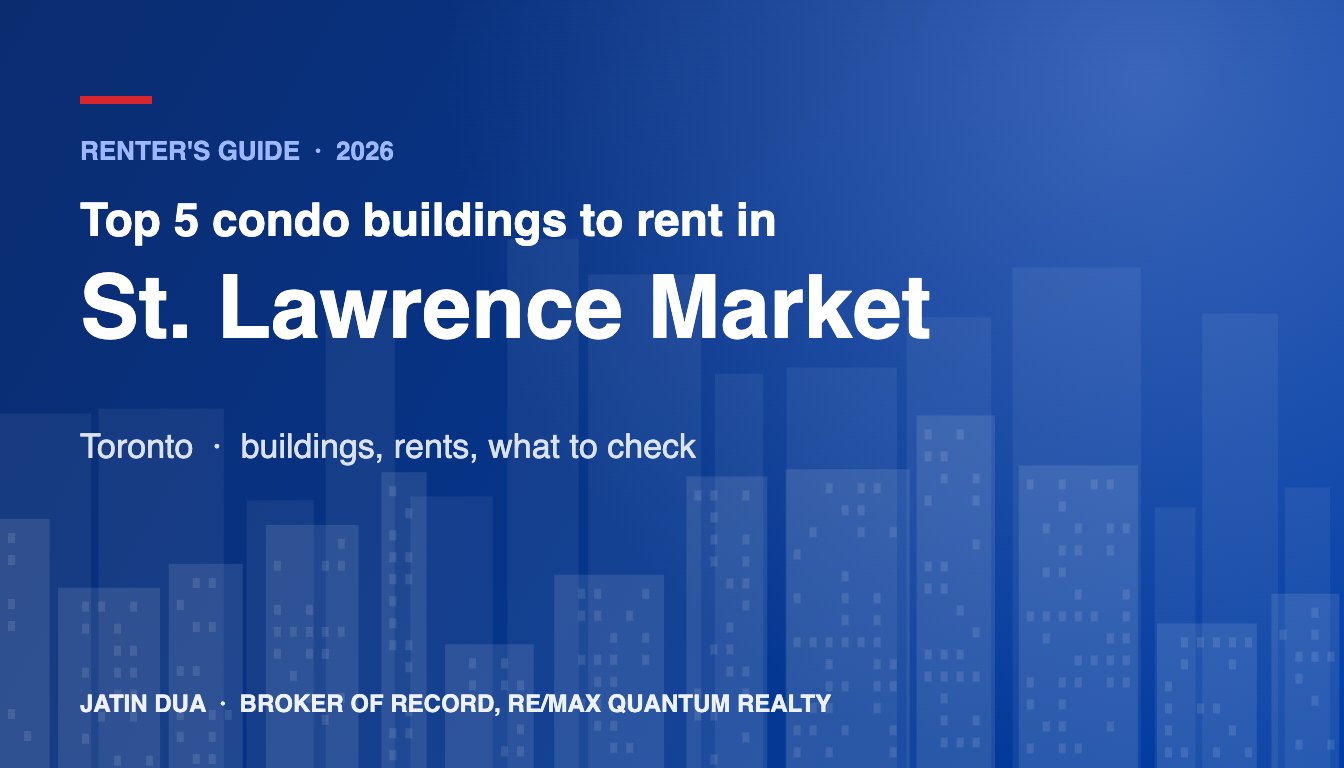 Top 5 Condo Buildings to Rent in St. Lawrence Market, Toronto (2026)