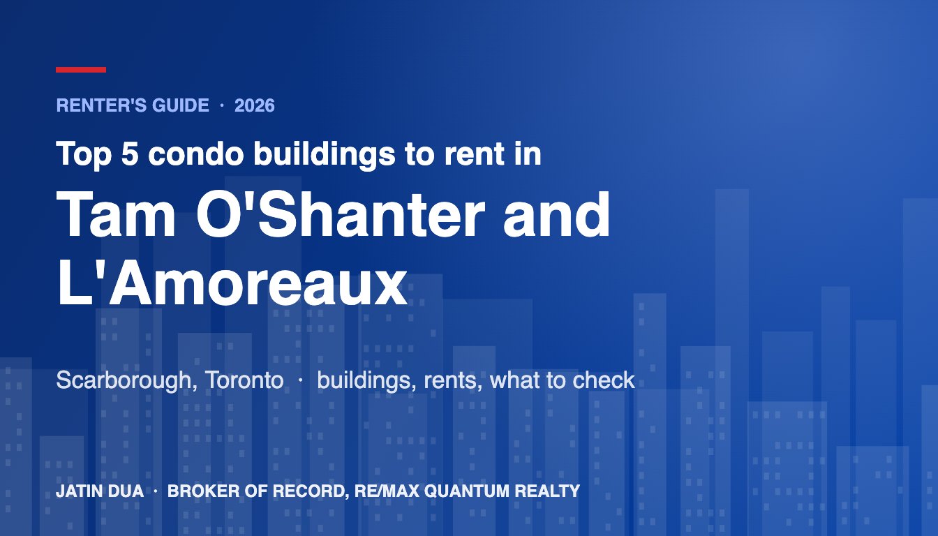 Top 5 Condo Buildings to Rent in Tam O'Shanter and L'Amoreaux, Scarborough, Toronto (2026)