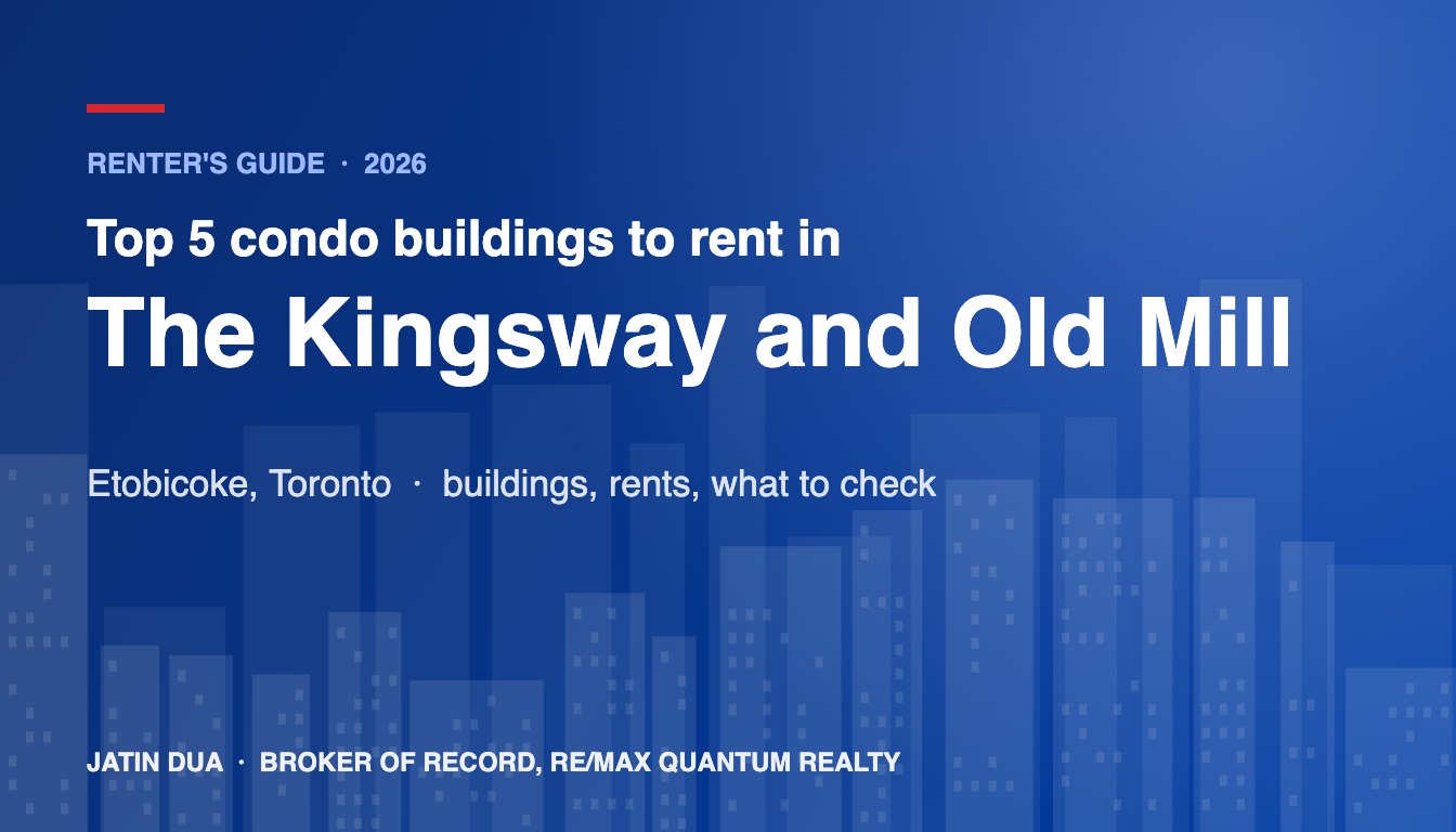 Top 5 Condo Buildings to Rent in The Kingsway and Old Mill, Etobicoke, Toronto (2026)