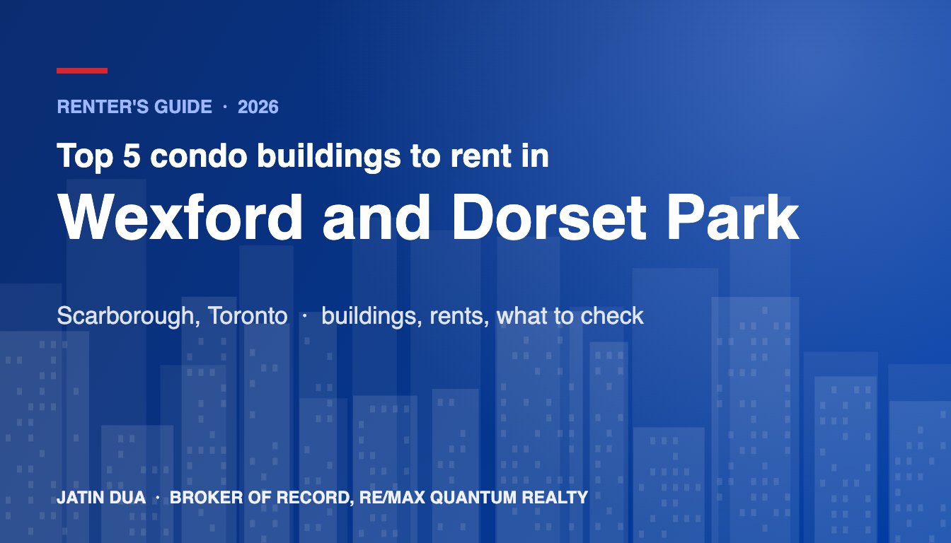 Top 5 Condo Buildings to Rent in Wexford and Dorset Park, Scarborough, Toronto (2026)