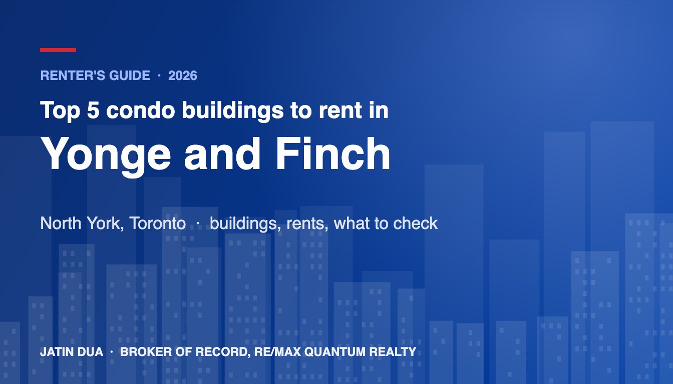 Top 5 Condo Buildings to Rent in Yonge and Finch, North York, Toronto (2026)