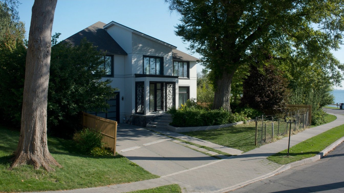 Renovated detached house on a quiet street a short walk from a Lake Ontario boardwalk in Etobicoke (illustrative)