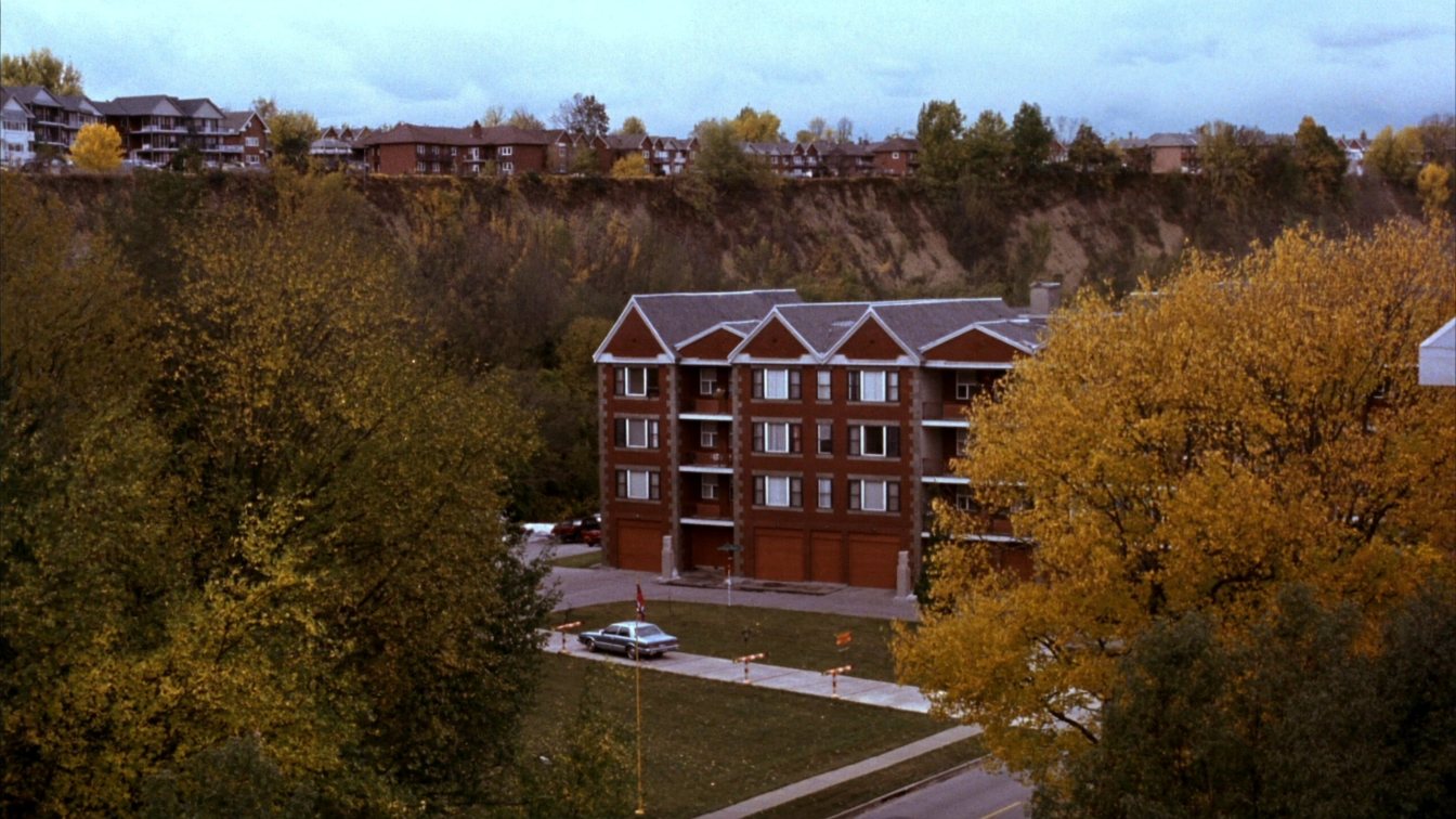 Brick condo townhouses near the Humber River valley in north Etobicoke (illustrative)