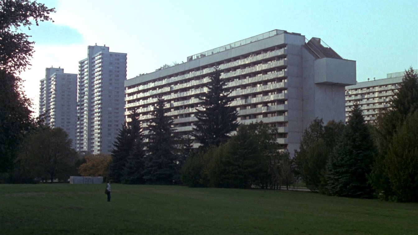 1970s rental apartment towers set in parkland in Etobicoke (illustrative)