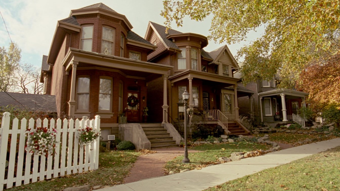 Victorian semi-detached homes on a leafy Toronto street (illustrative)